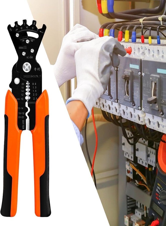 SWAMINE Wire Stripper Multifunctional Cable Stripper Wire Cutter Wire Crimper Automatic Wire Stripping Pliers Tool for Wire Stripping Cutting Crimping Winding Wrench Tool (5 IN 1 Wire Stripper) - Image 1